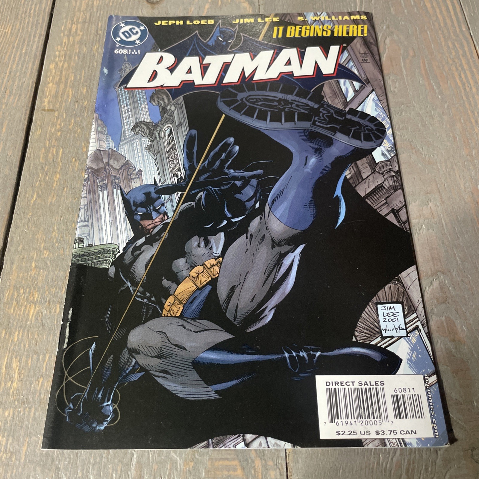 Batman #608 Jim Lee Cover Hush Story Begins DC 2002