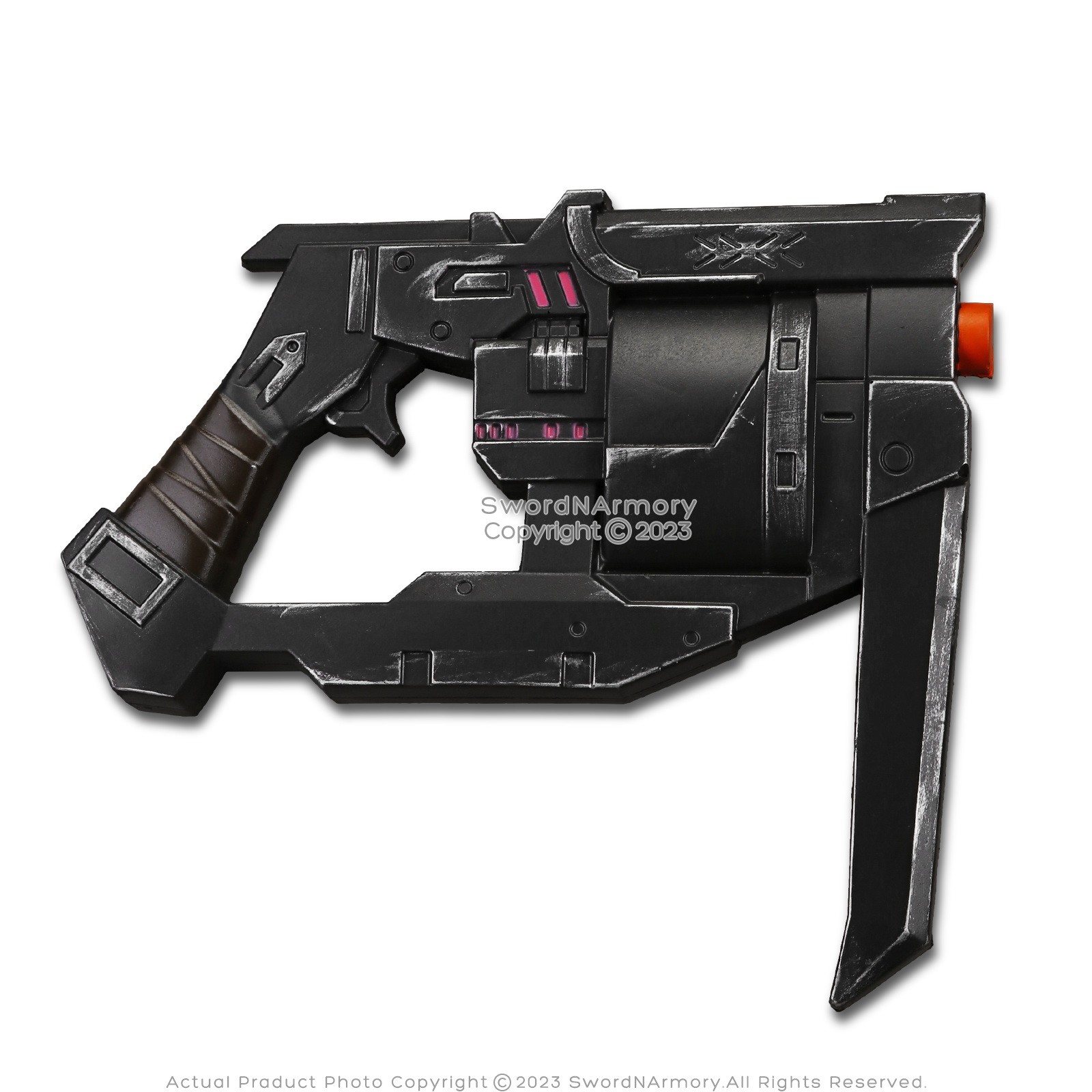 Munetoshi 12” Foam Mangler Revolver Hand Cannon Pistol Chief Scifi Video Game