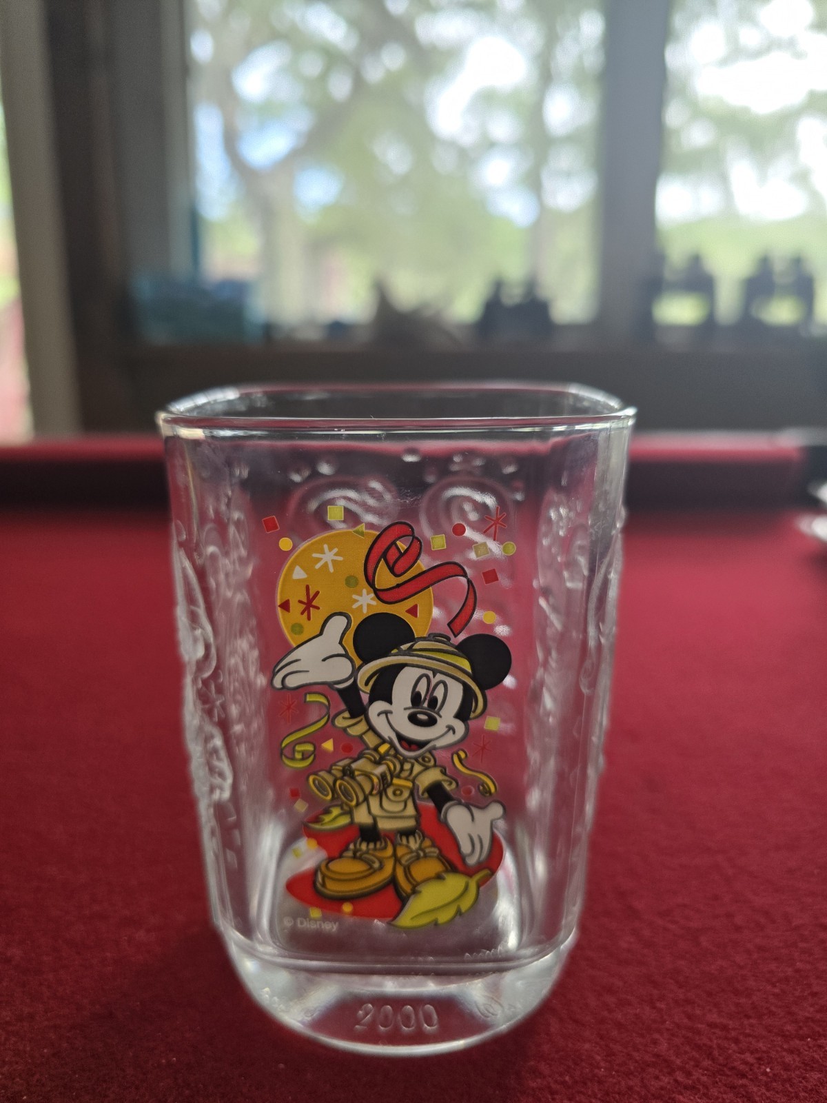 McDonalds Walt Disney World 2000 Celebration Glass Animal Kingdom Mickey Mouse