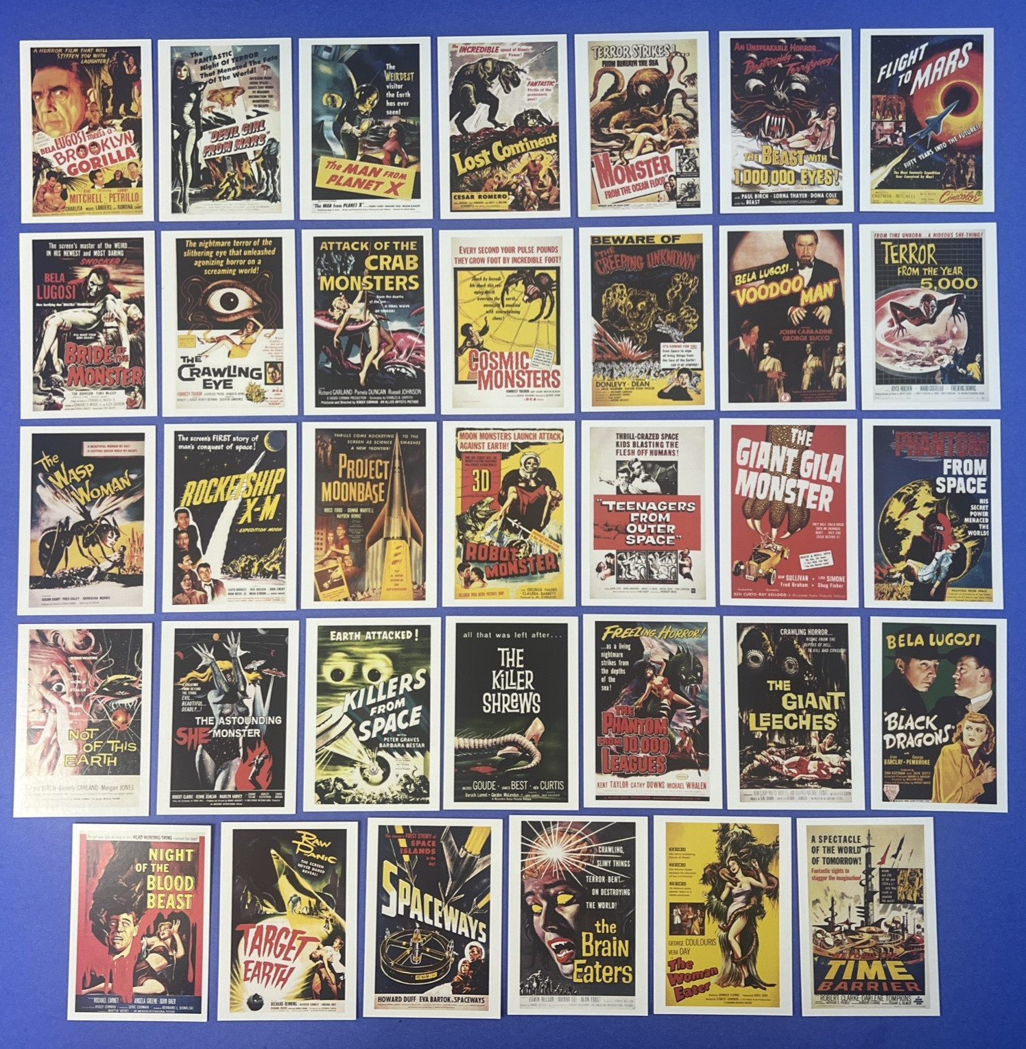 1997 Horror Movie Poster Card Set of 34 Trading Cards Bela Lugosi NM/MT 1997 Horror Movie Poster Card Set of 34 Trading Cards Bela Lugosi NM/MT
