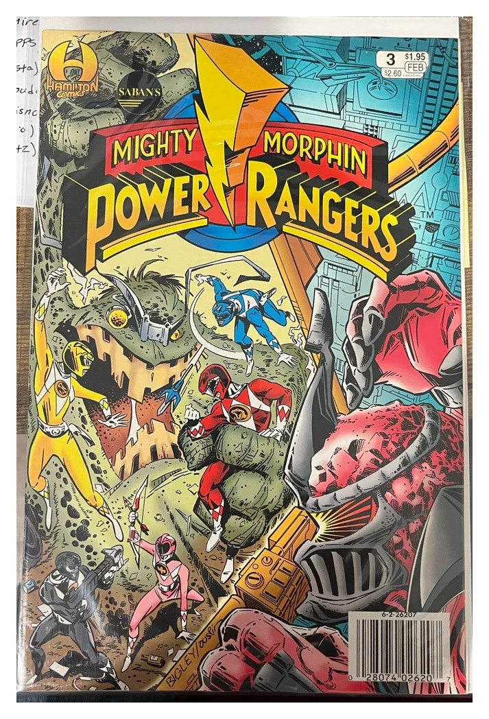 Mighty Morphin Power Rangers #3 – Hamilton Comics – February 1995