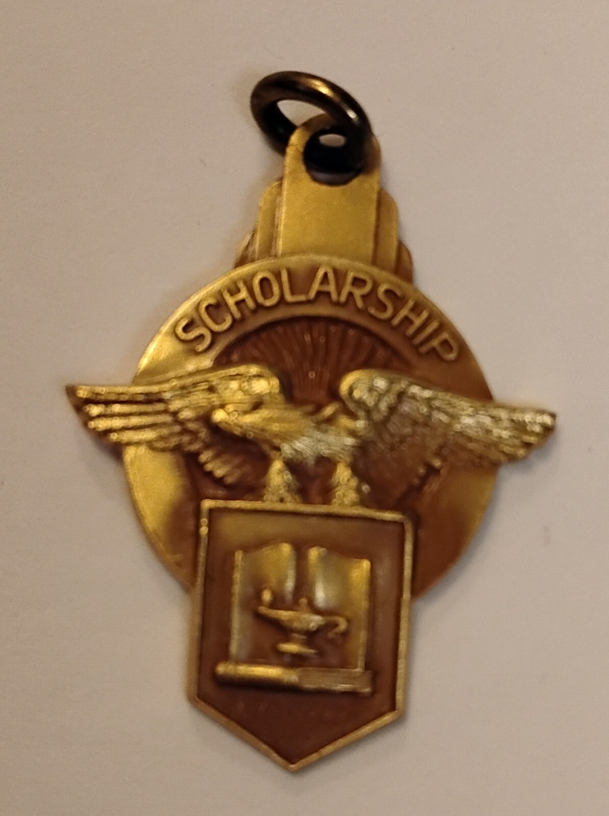 Vintage Jostens Scholarship Pendant Charm Medal