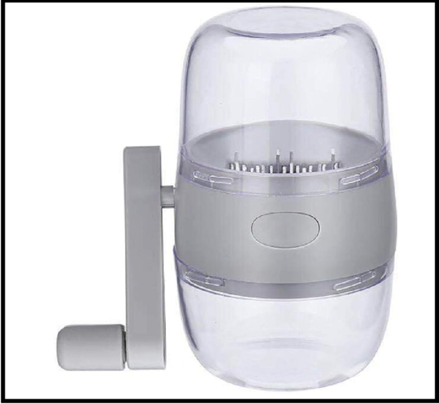 Nut Chopper Portable Manual Nut Grinder with Hand Crank for All Nuts Hand Held