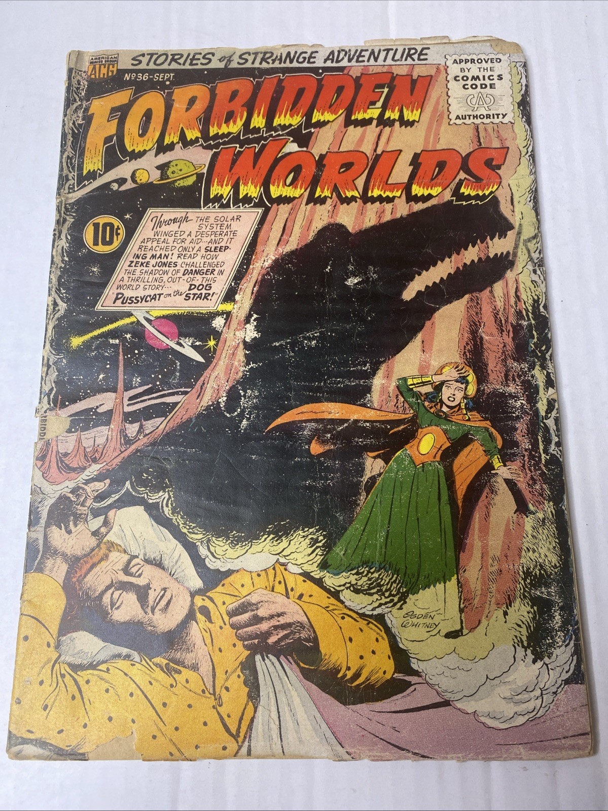 Forbidden Worlds #36,  ACG  1955  Comic, GD/VG