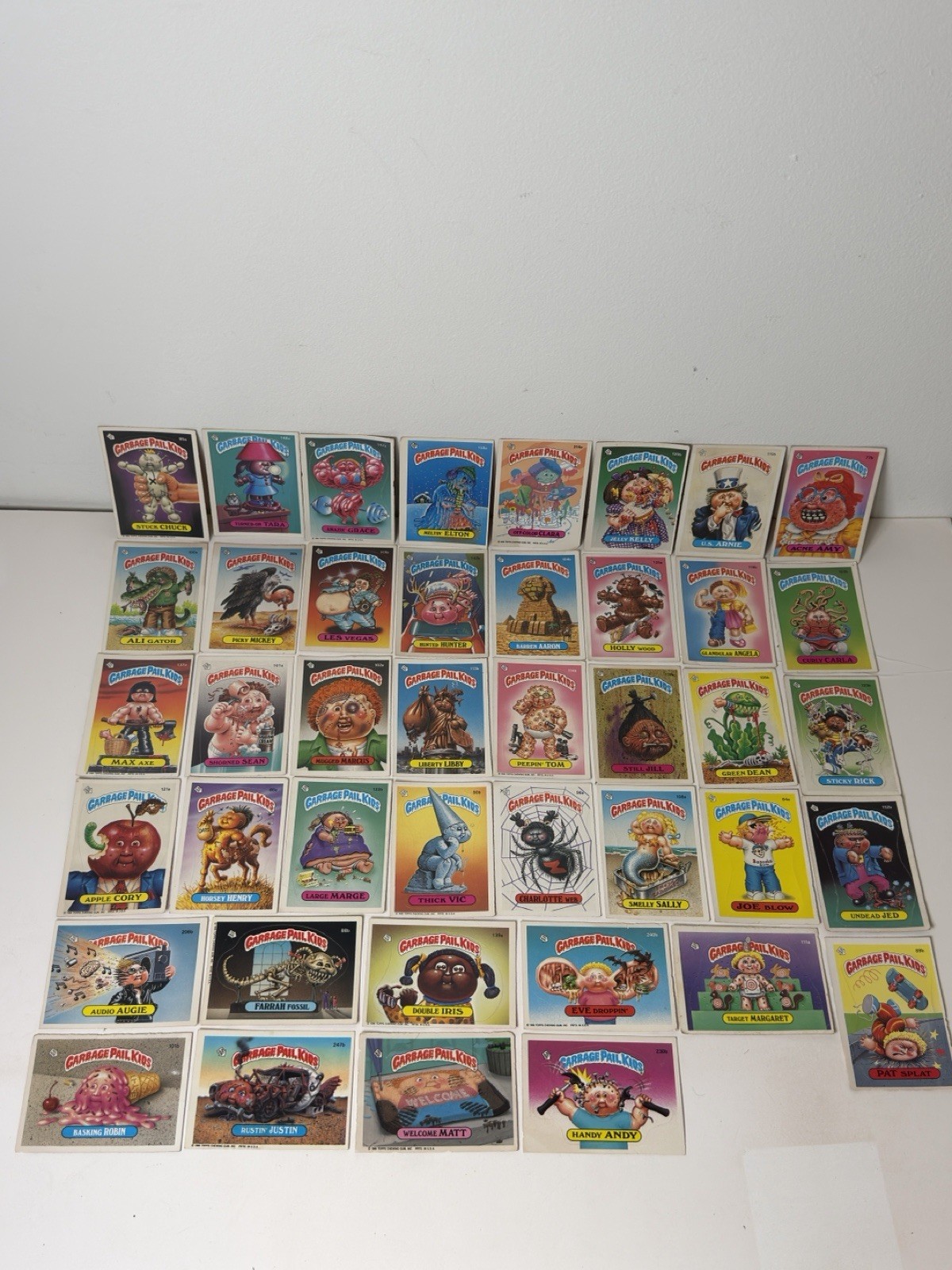 Vintage Garbage Pail Kids Card Lot of 42 - 1986 Topps OS3 OS4 OS5 OS6