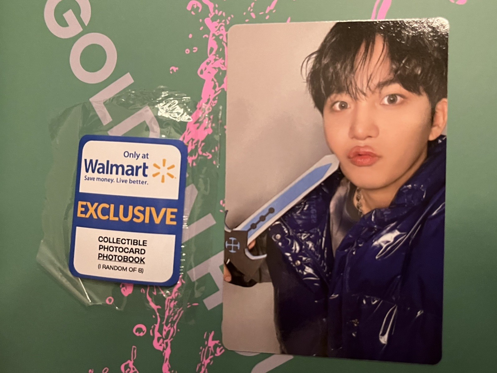 ATEEZ JONGHO Golden Hour Part 5 Walmart Exclusive Photocard Blade ver.