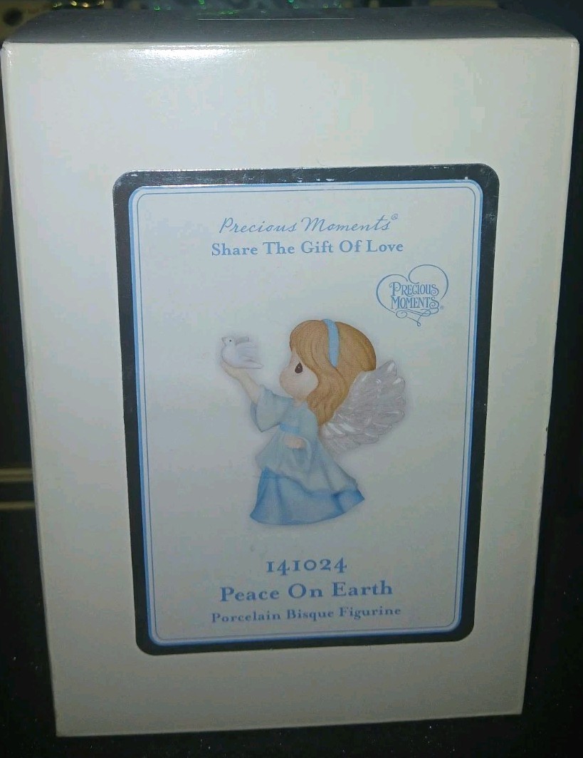 Precious Moments Share The Gift Of Love Peace On Earth Angel Porcelain Box 2013
