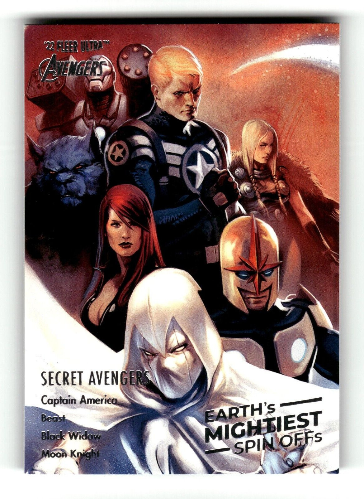 \'22 Fleer Ultra Earth\'s Mightiest Trading Card Avengers SPIN-OFFs #SO3