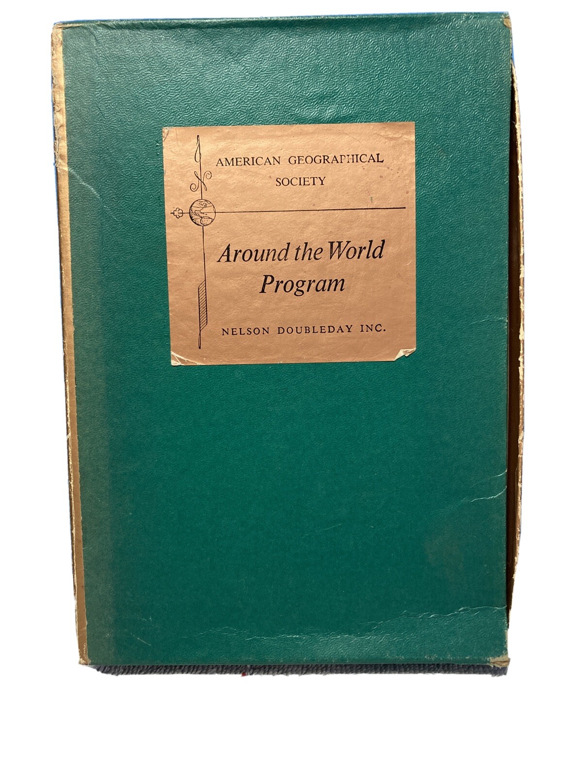 Vintage 1963 American Geographical Society Around the World Program book sets