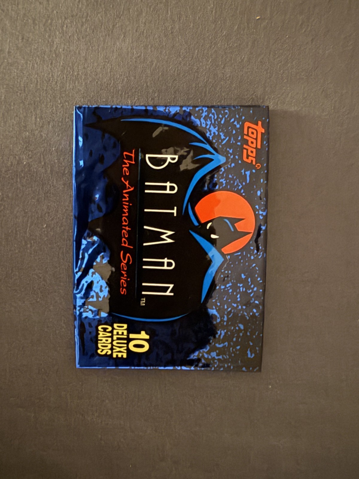 1993 Topps Batman The Animated Series Sealed Pack 10 Cards Foil