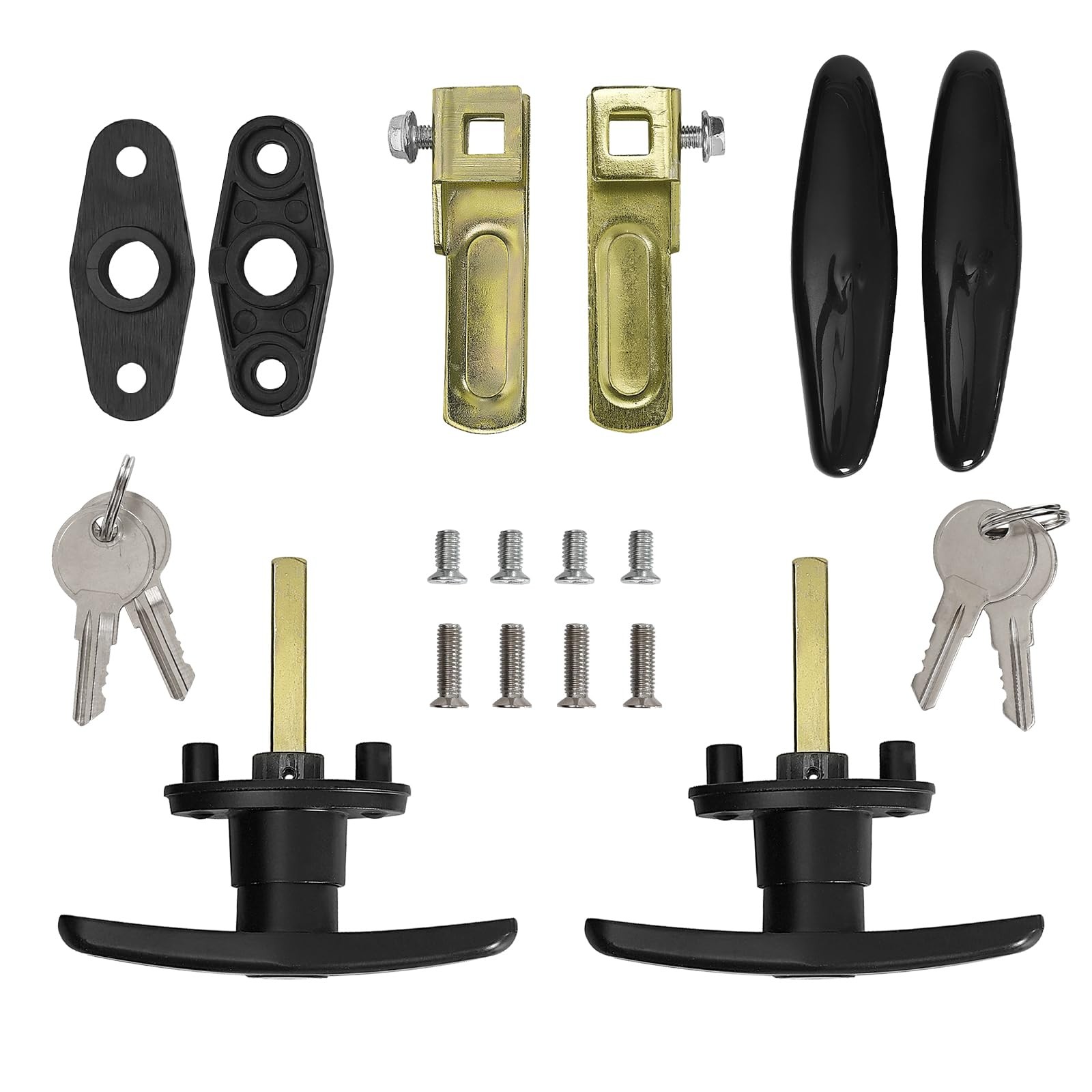 Matching Thandles Lock Set Locking Thandle Set For Truck Camper Shell With Dust Matching Thandles Lock Set Locking Thandle Set For Truck Camper Shell With Dust