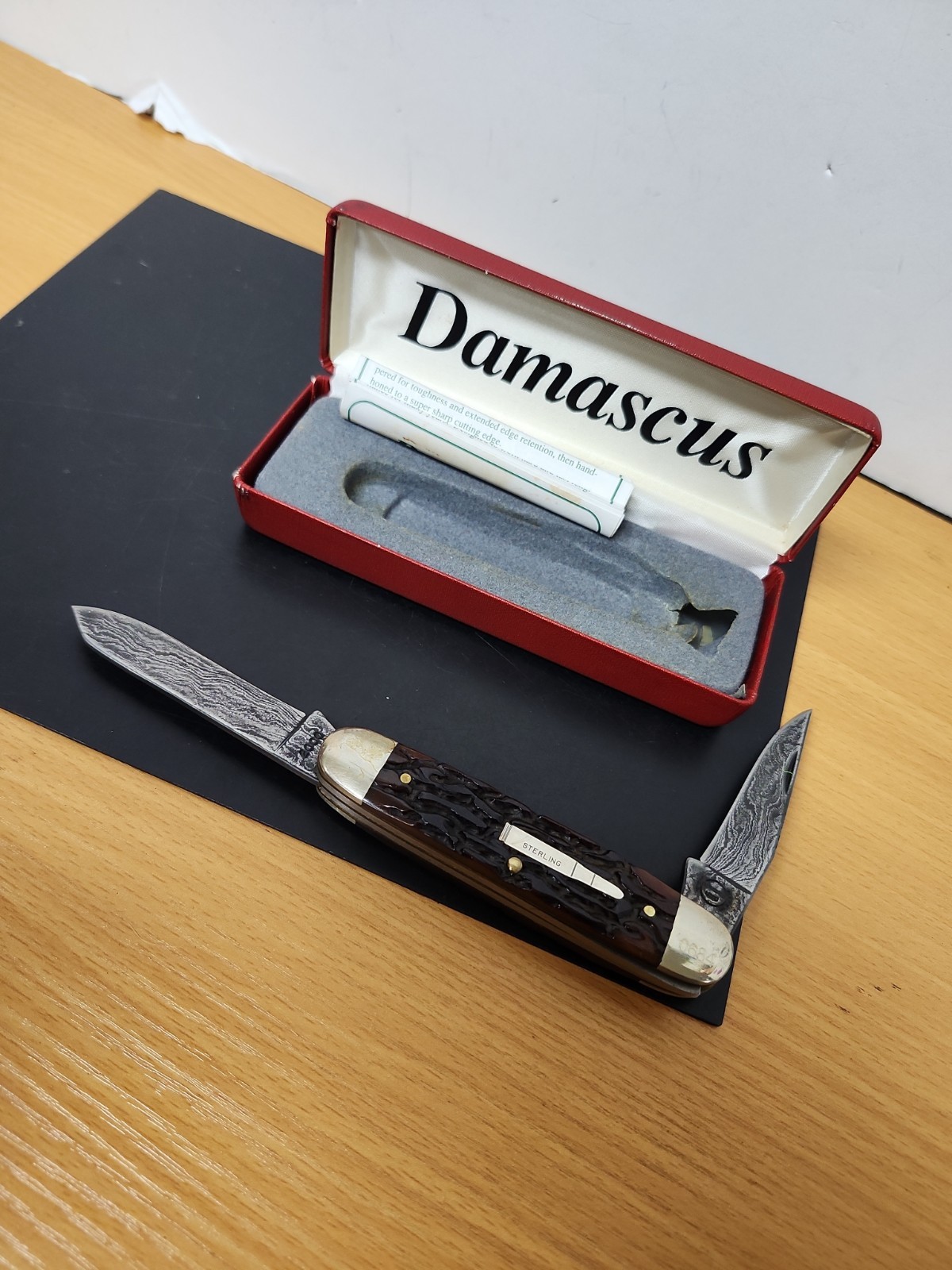Remington Damascus 0684 Bullet Knife 2000 R4353-d NOS