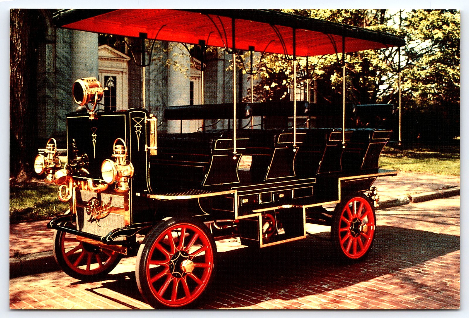 VINTAGE CAR POSTCARD 1906 RAPID MOTOR COMPANY HENRY FORD MUSEUM DEARBORN USA