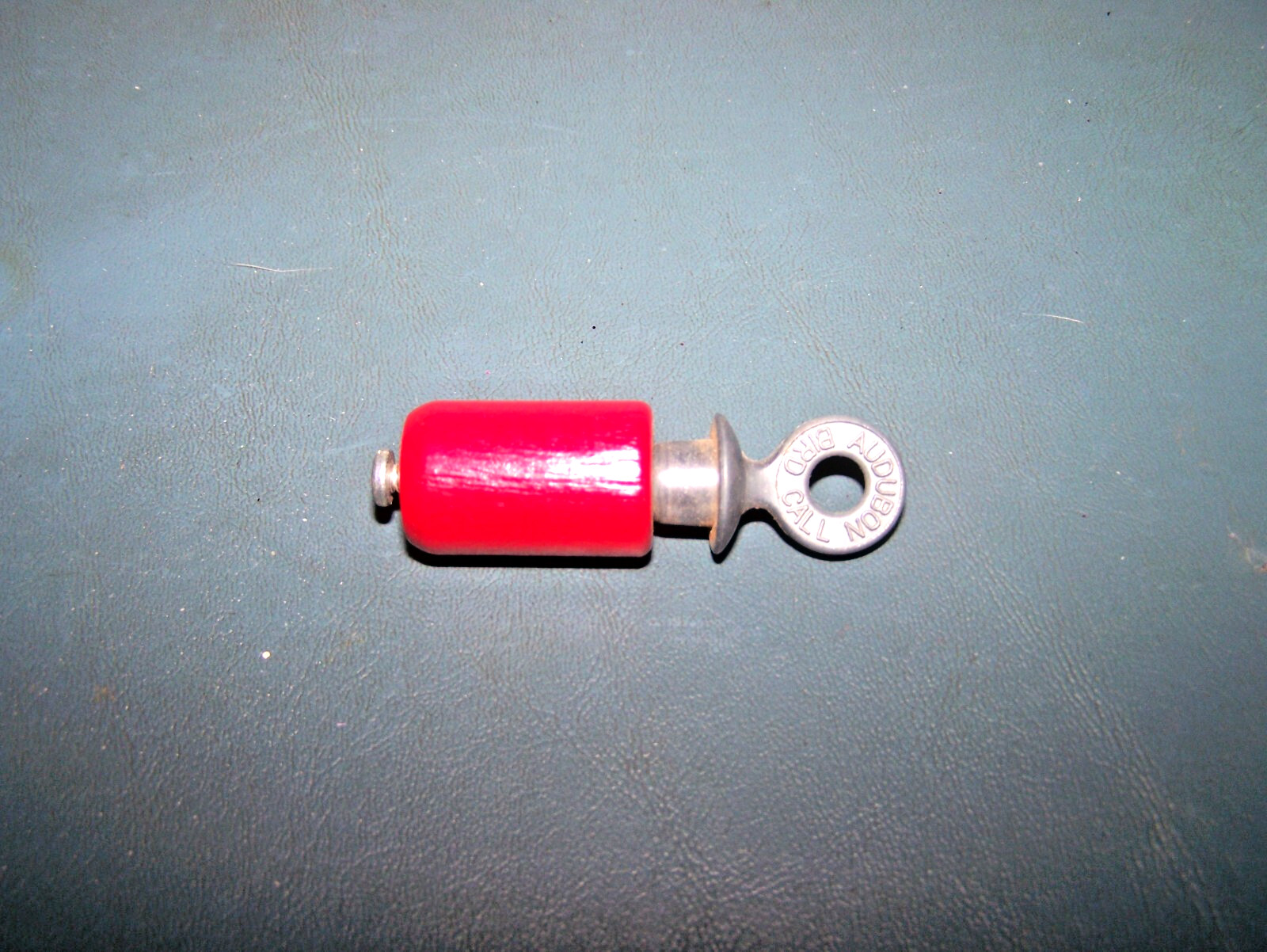 NEWIINGTON CONN AUDUBON BIRD CALL RED BIRCHWOOD ZINC/PEWTER