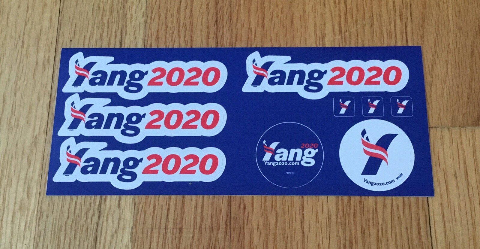 Andrew Yang Gang Math Official 2020 President Campaign 9 Sticker Sheet