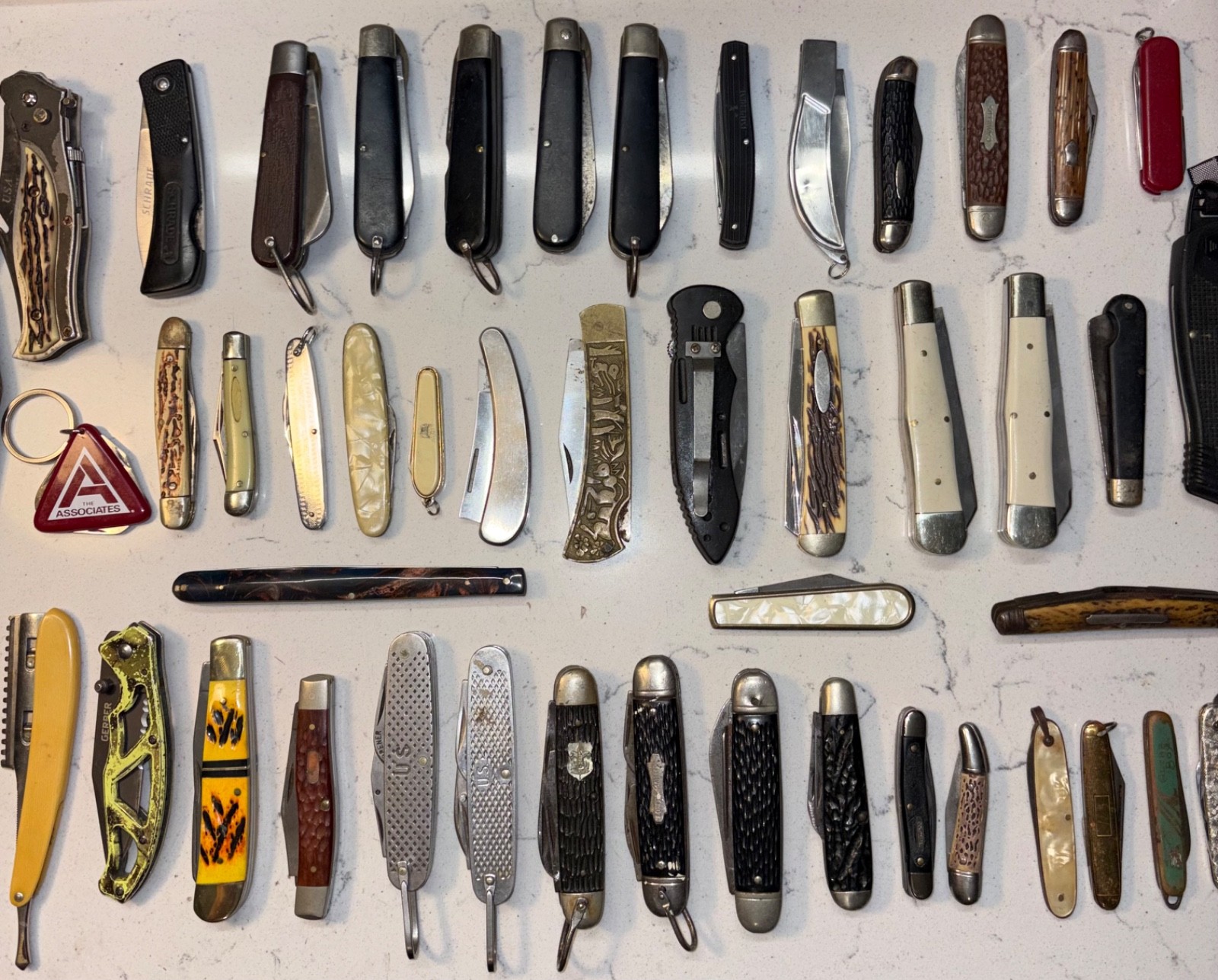 Huge Lot Of Vintage USA Made Casexx Camillus Imperial Schrade Colonial Japan Ect Huge Lot Of Vintage USA Made Casexx Camillus Imperial Schrade Colonial Japan Ect