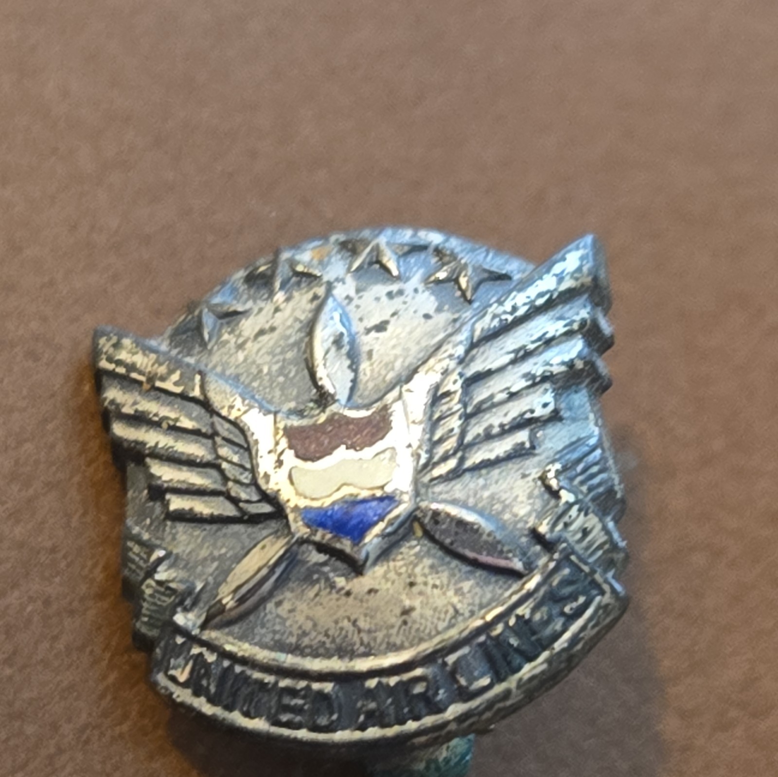 vintage United Airlines  Vintage Sterling Lapel Pin
