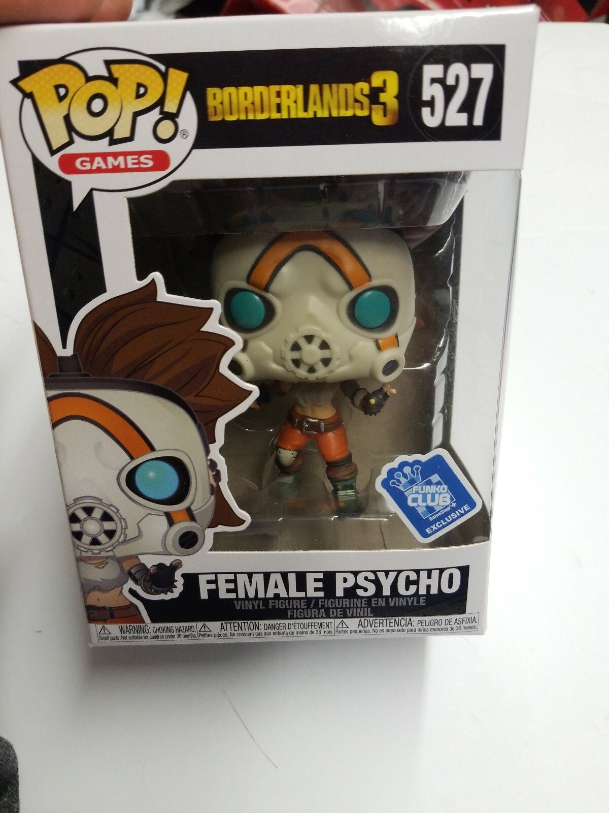 Funko POP Borderlands 3 Female Psycho #527 Gamestop Funko Club Exclusive 