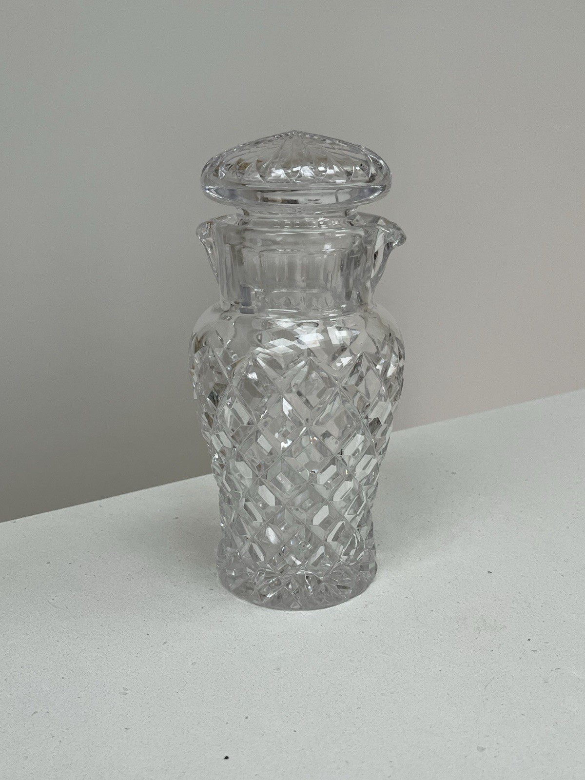 Antique Josef Inwald Cut Crystal Cocktail Shaker