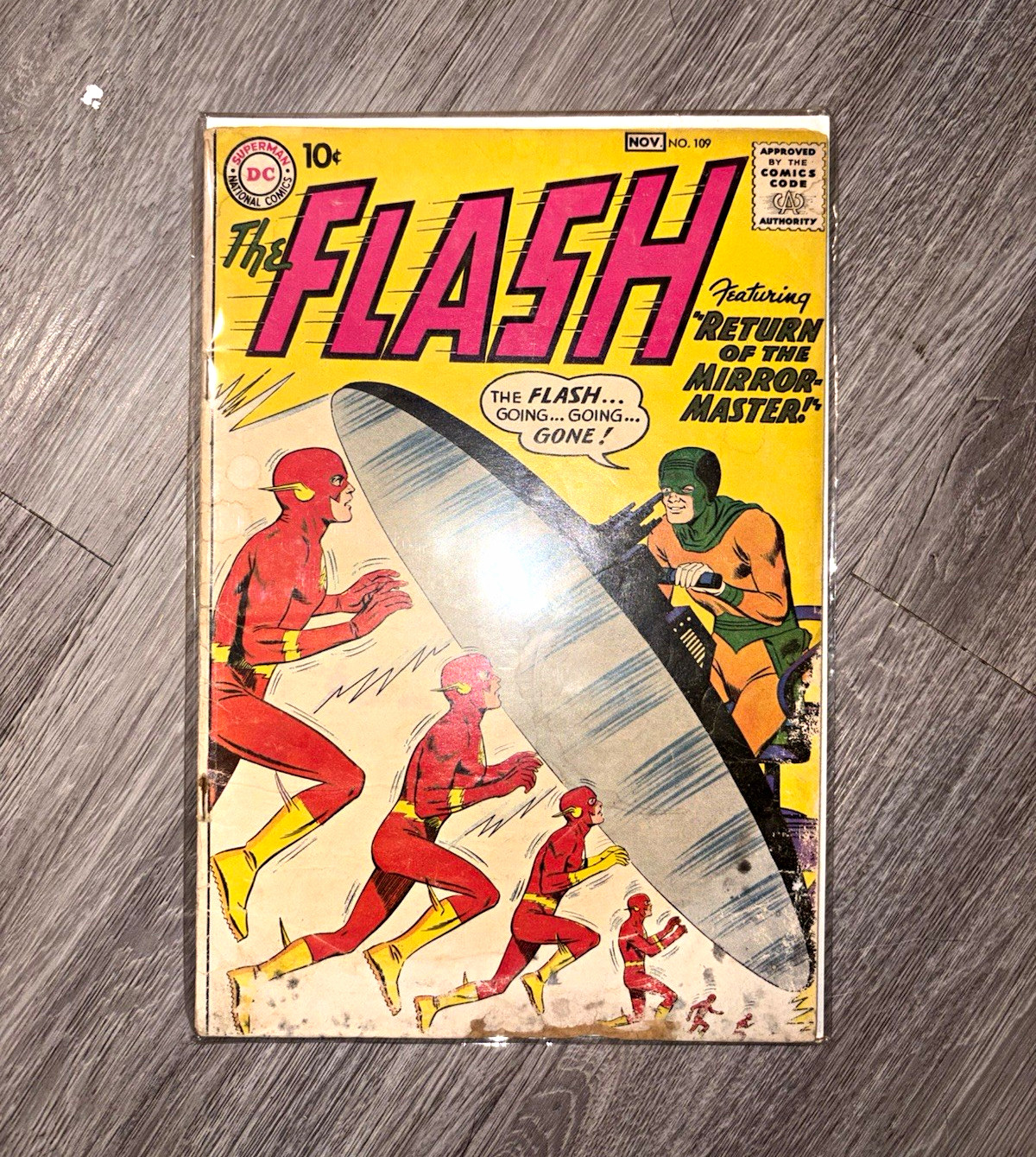 DC Comics The Flash #109 (1959) Silver Age Mirror Master Broome Infantino