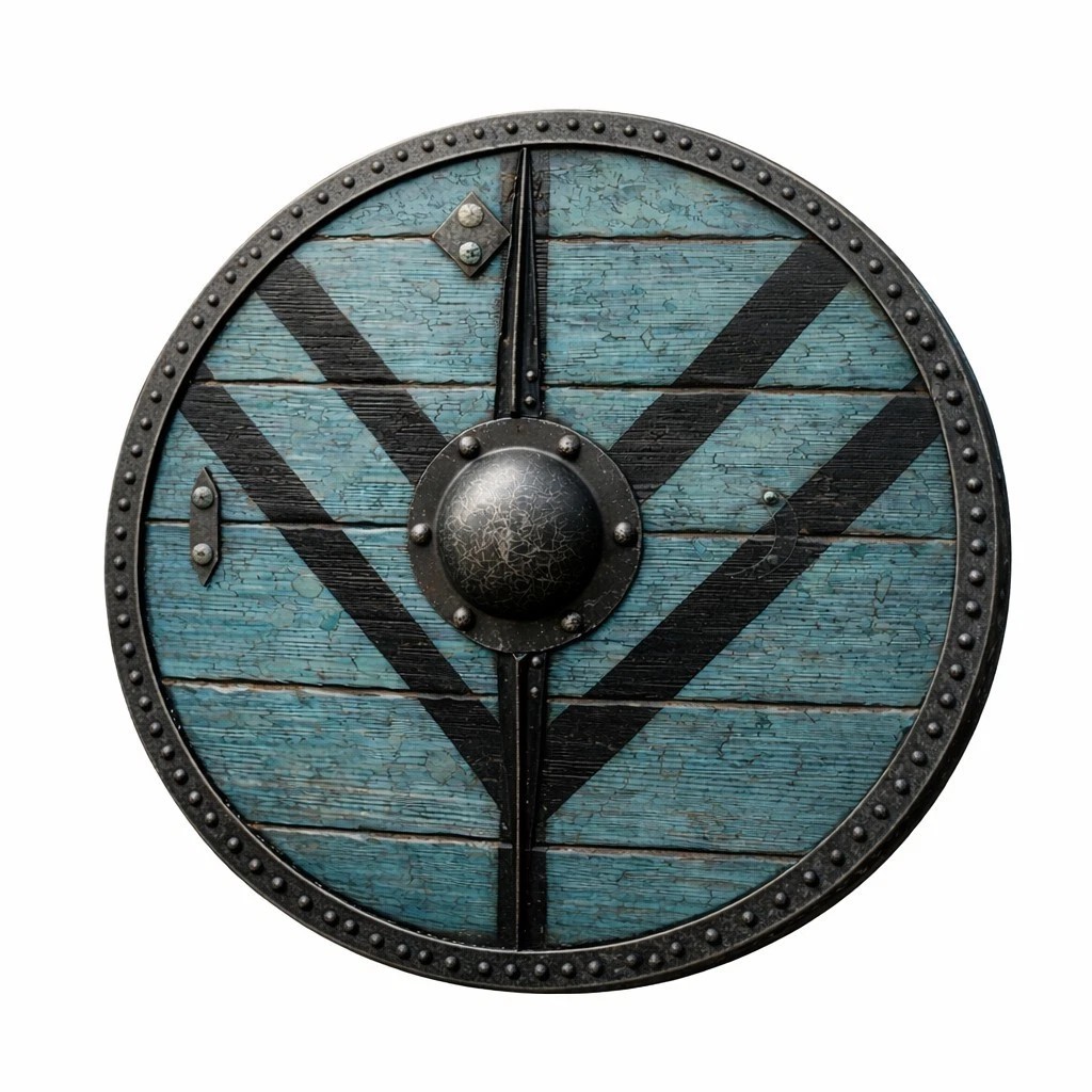 Viking Handmade Wooden Battle Ready Lagertha Shield-Maiden(24 Inch) Gift Item 