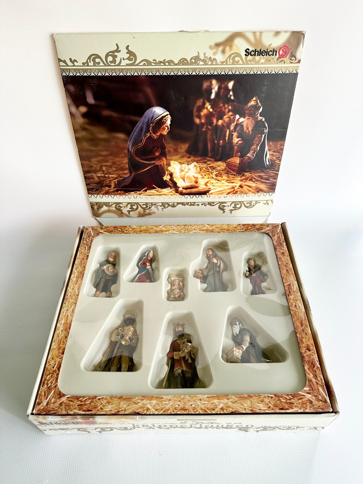 Vintage Schleich Krippefiguren Nativity Set Christmas retired - PLEASE READ