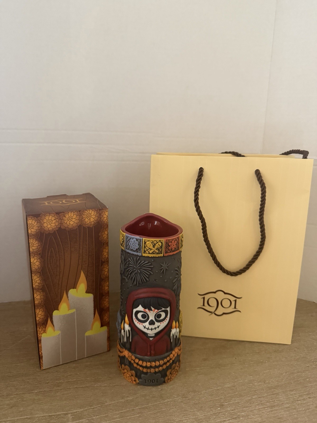 NEW Club 33 1901 Exclusive Coco Tiki Mug Disneyland Disney Miguel w/ Gift Bag