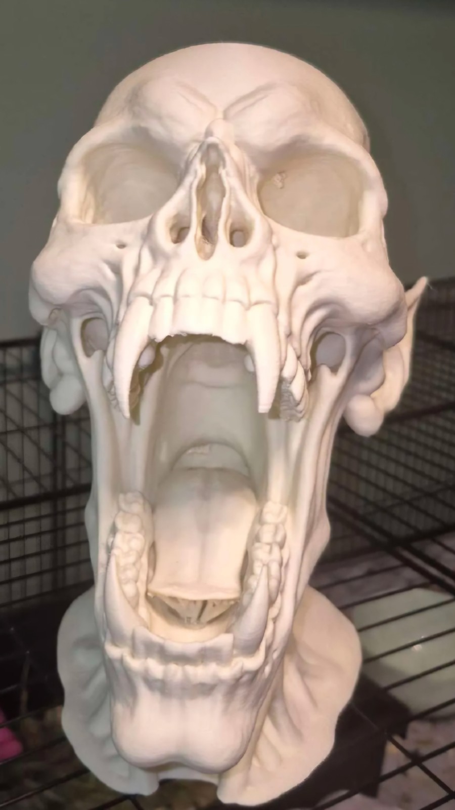 3D Printed Skull Eternal Howl