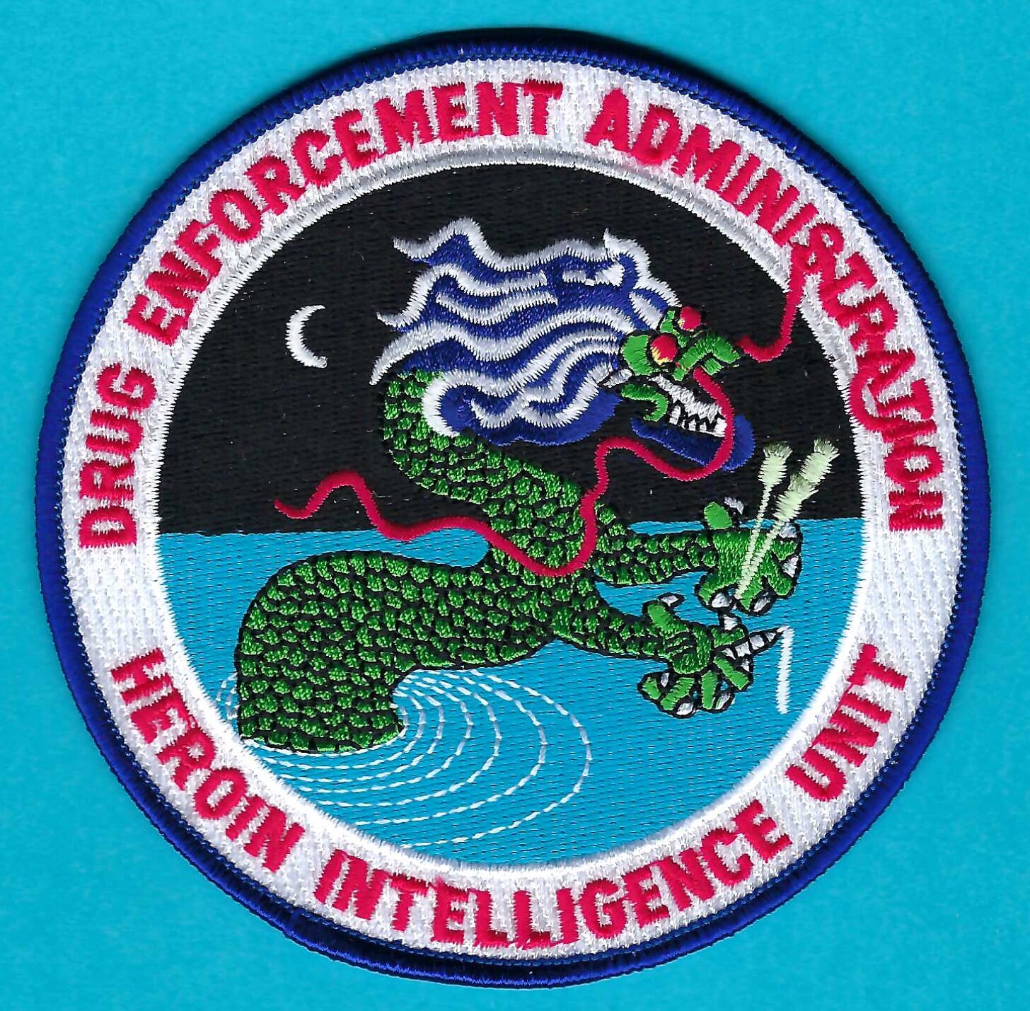 DEA DRUG ENFORCEMENT ADMINISTRATION HEROIN INTELLIGENCE PATCH