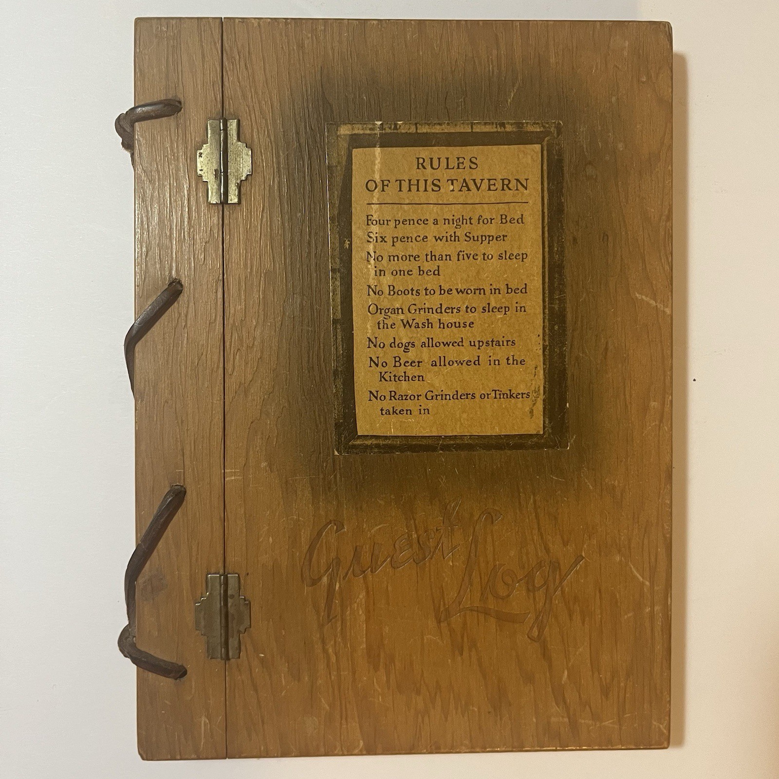 VTG 1939 Guest Log Book \