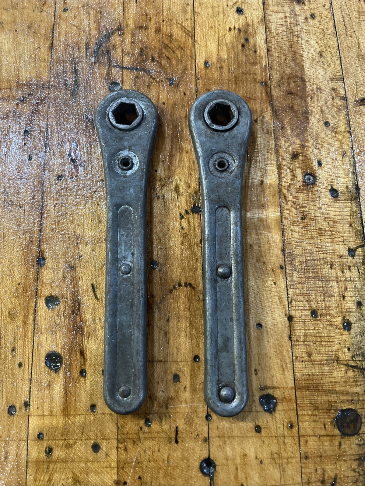 Vintage 1/2 inch ratcheting wrenches lot of two