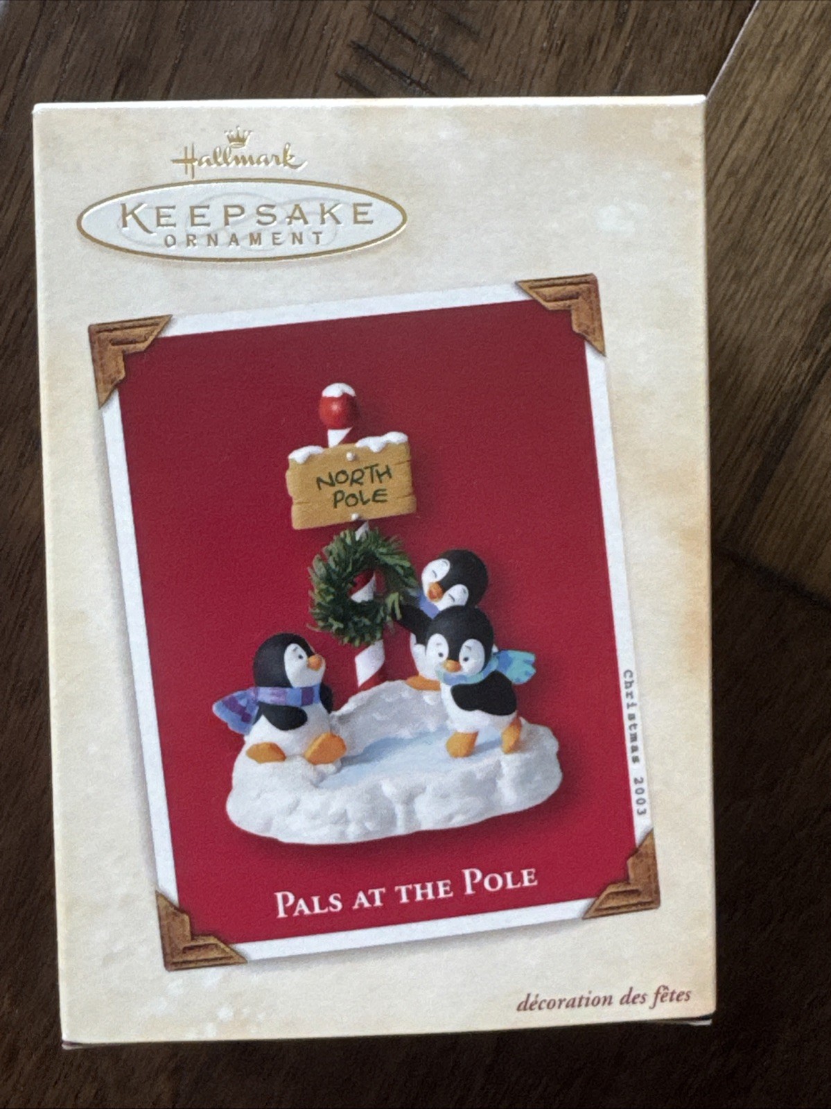 HALLMARK 2003 PALS AT THE POLE PENGUINS ORNAMENT