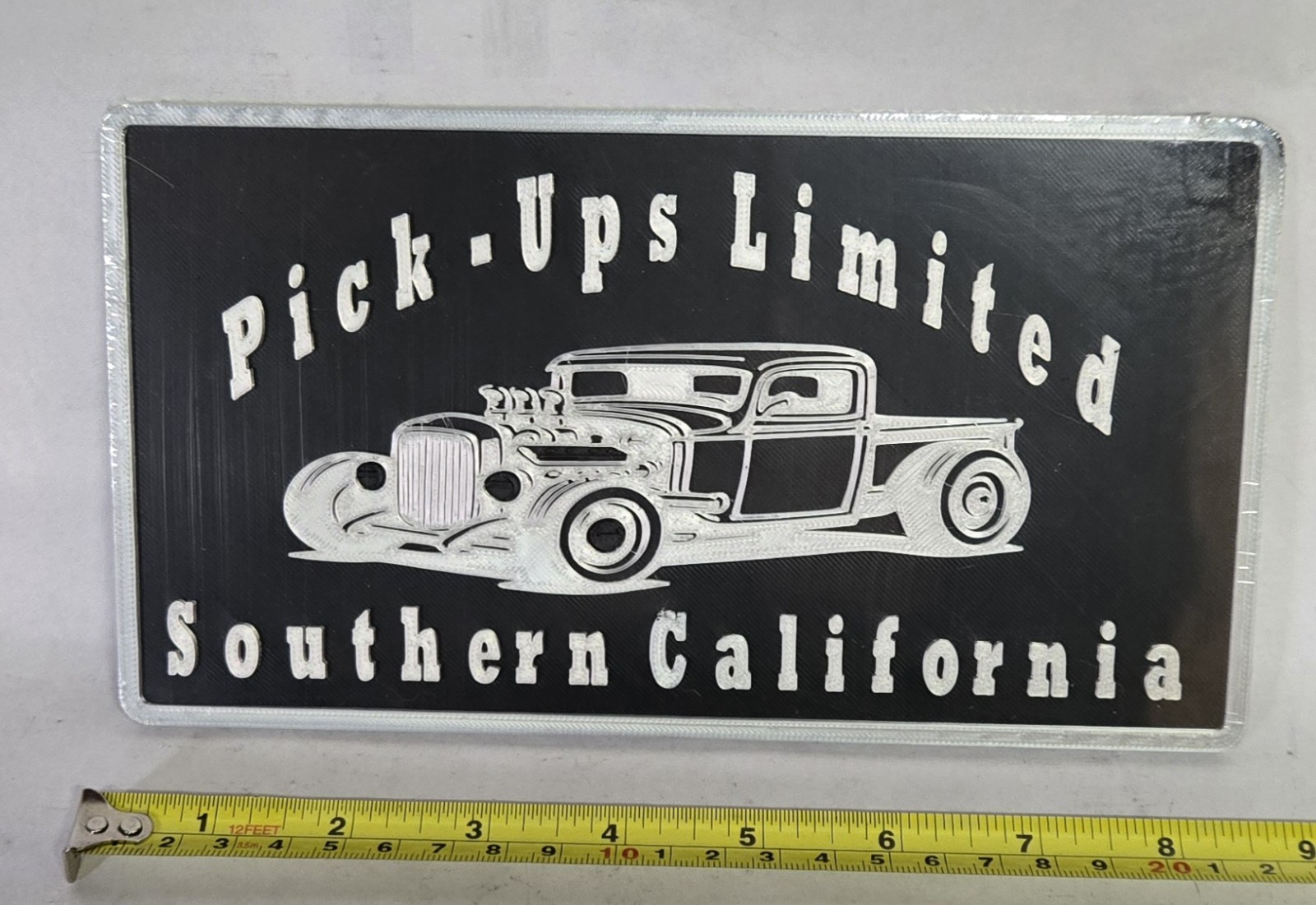 Collectable Pick - Up Limited Southern California car Plaque Sign