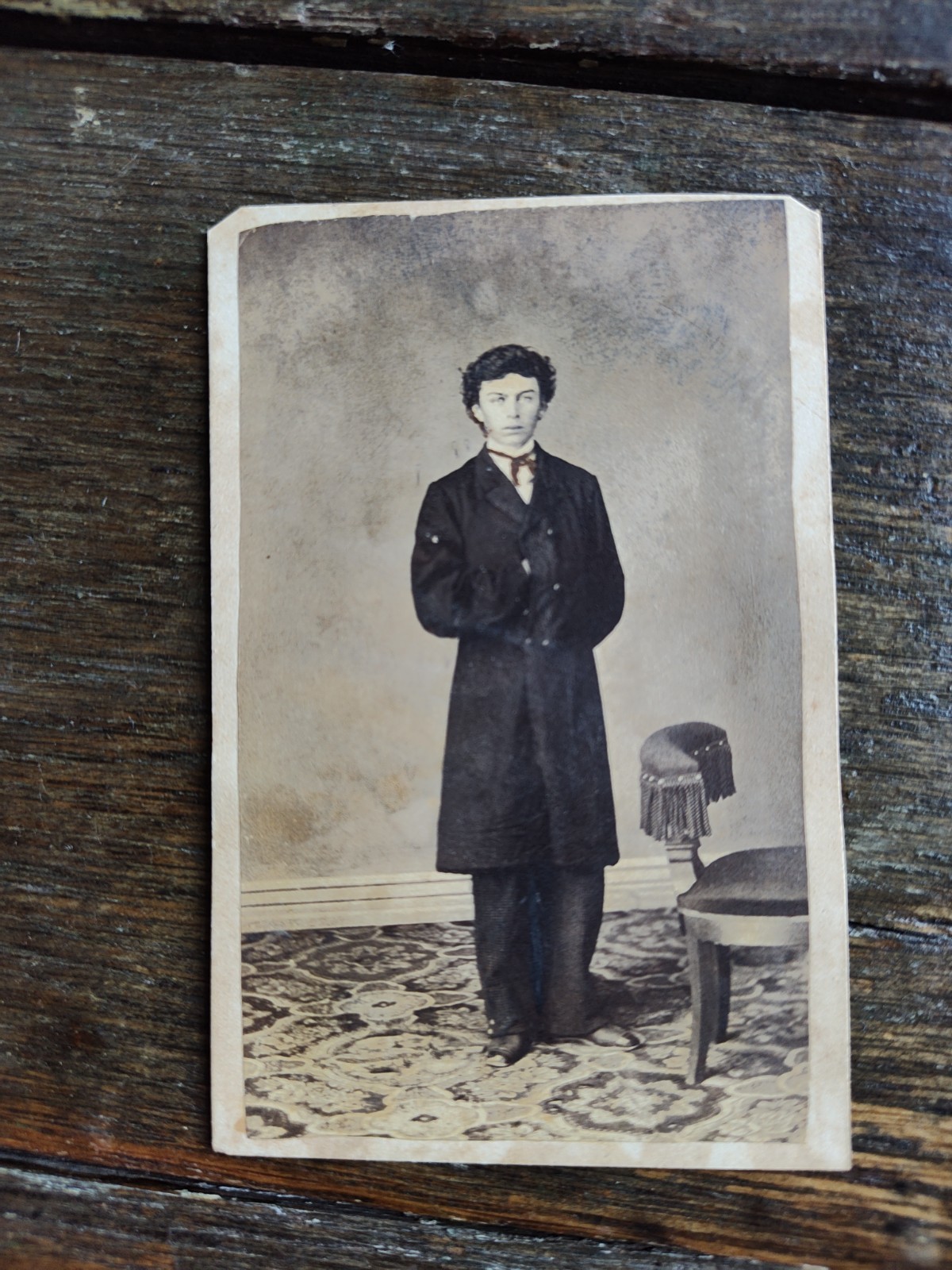 cdv original photographs, 1864-1866, Blue Tax Stamp