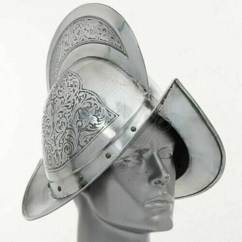 conquistador Spanish Boat Helmet Morion Helmet Decorative Stylish