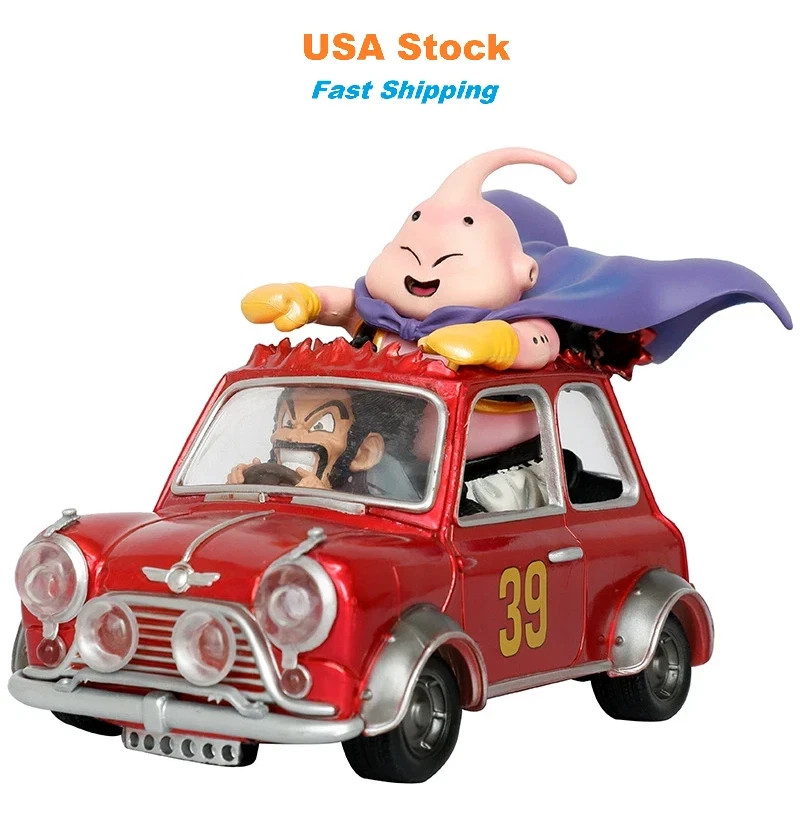 Dragon Ball Majin Buu Satan Red Car Anime Action Figure Collection Toy Gift 7''