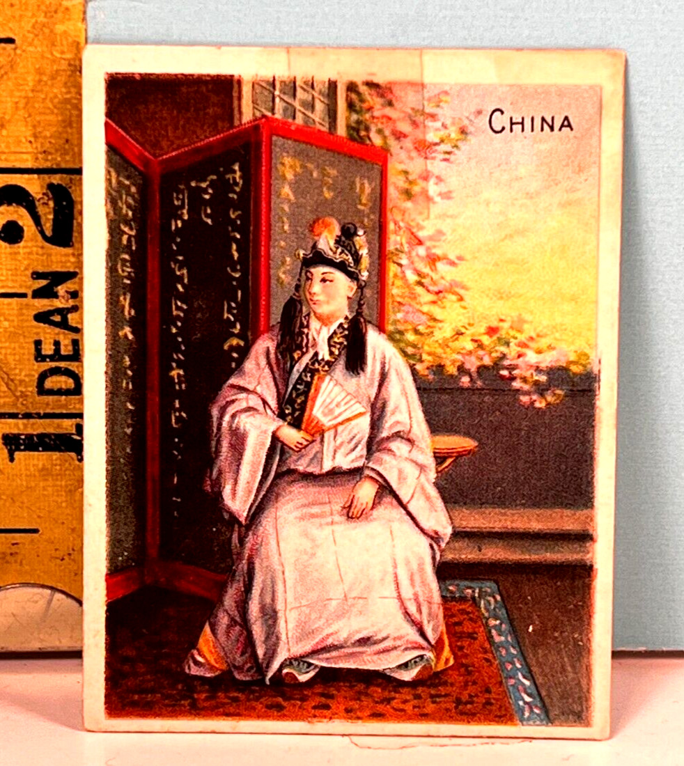 🔥1912 T52 Turkish Trophies Costumes & Scenery of All Countries: CHINA 🔥 🔥1912 T52 Turkish Trophies Costumes & Scenery of All Countries: CHINA 🔥