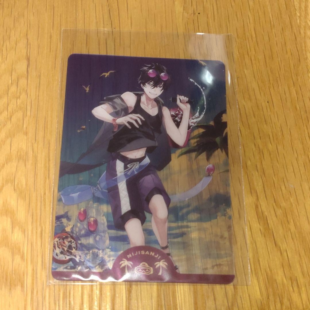 Nijisanji Summer Collection Saeki Itetsu Clear Card 14+ NIJISANJI Series