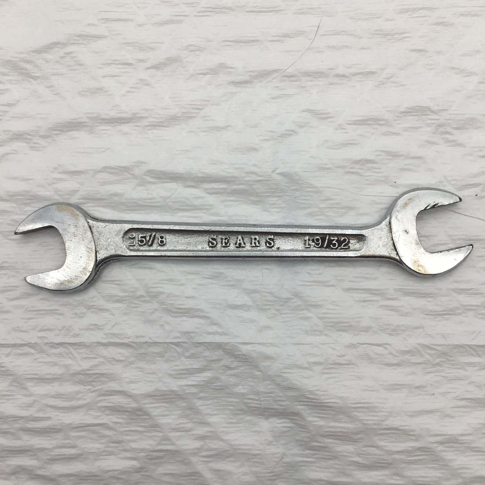 Sears LC Wrench Double Open Ended 5/8” & 19/32\