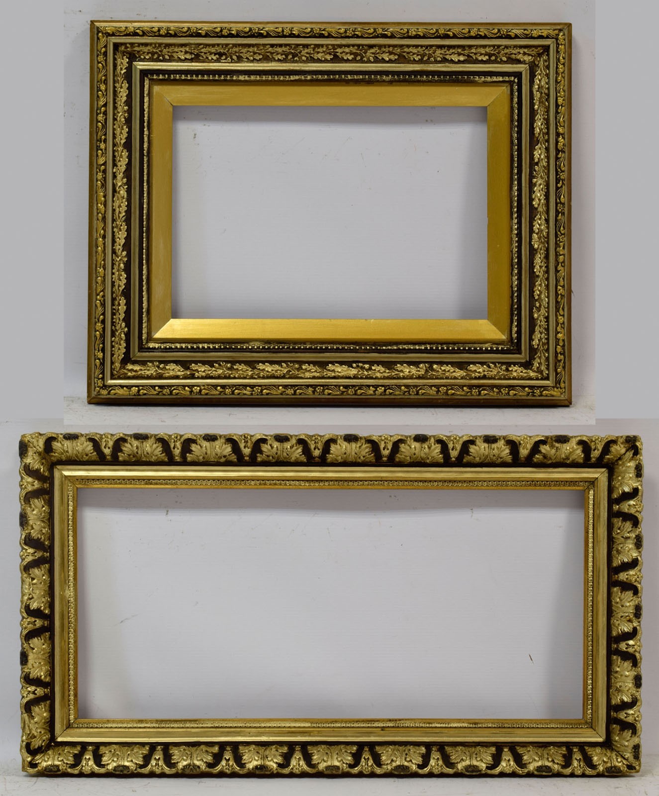1904 and circa 1930, Old frames, set of 2, lightly retouched.