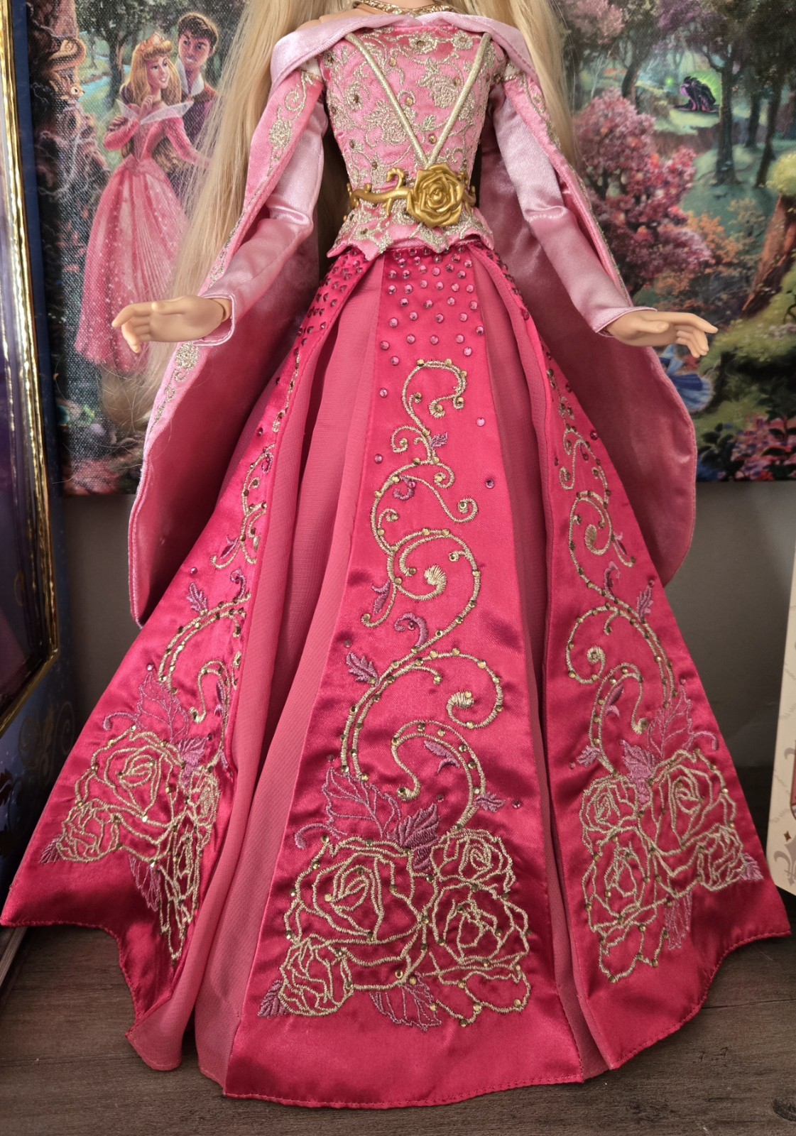 Disney Limited Edition Doll Dress Pink Sleeping Beauty Aurora 17