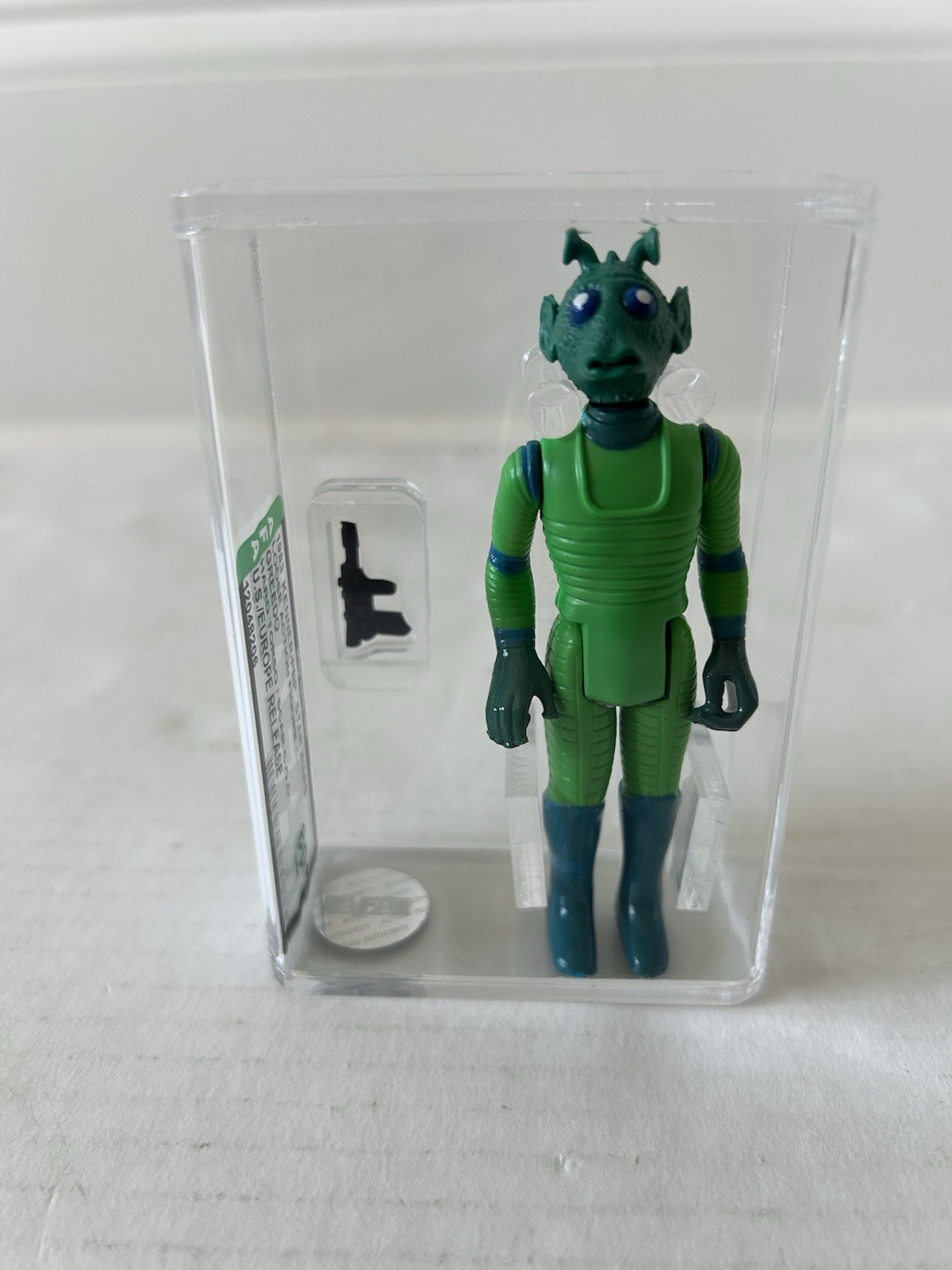 STAR WARS GREEDO HARD TORSO PBP AFA 80+ JUST GRADED KENNER VINTAGE 1983 ANH ROTJ