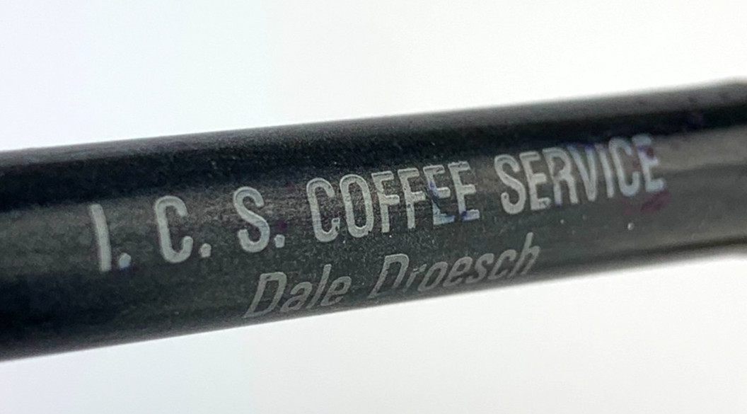 Vintage - I. C. S. Coffee Service Coldwater Ohio Advertisement Pen - B11E