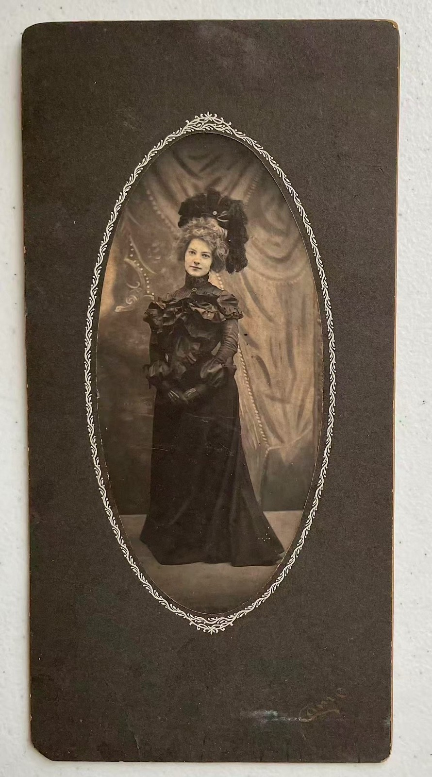 Two Victorian Photos 9x 5 in and 7x5 in