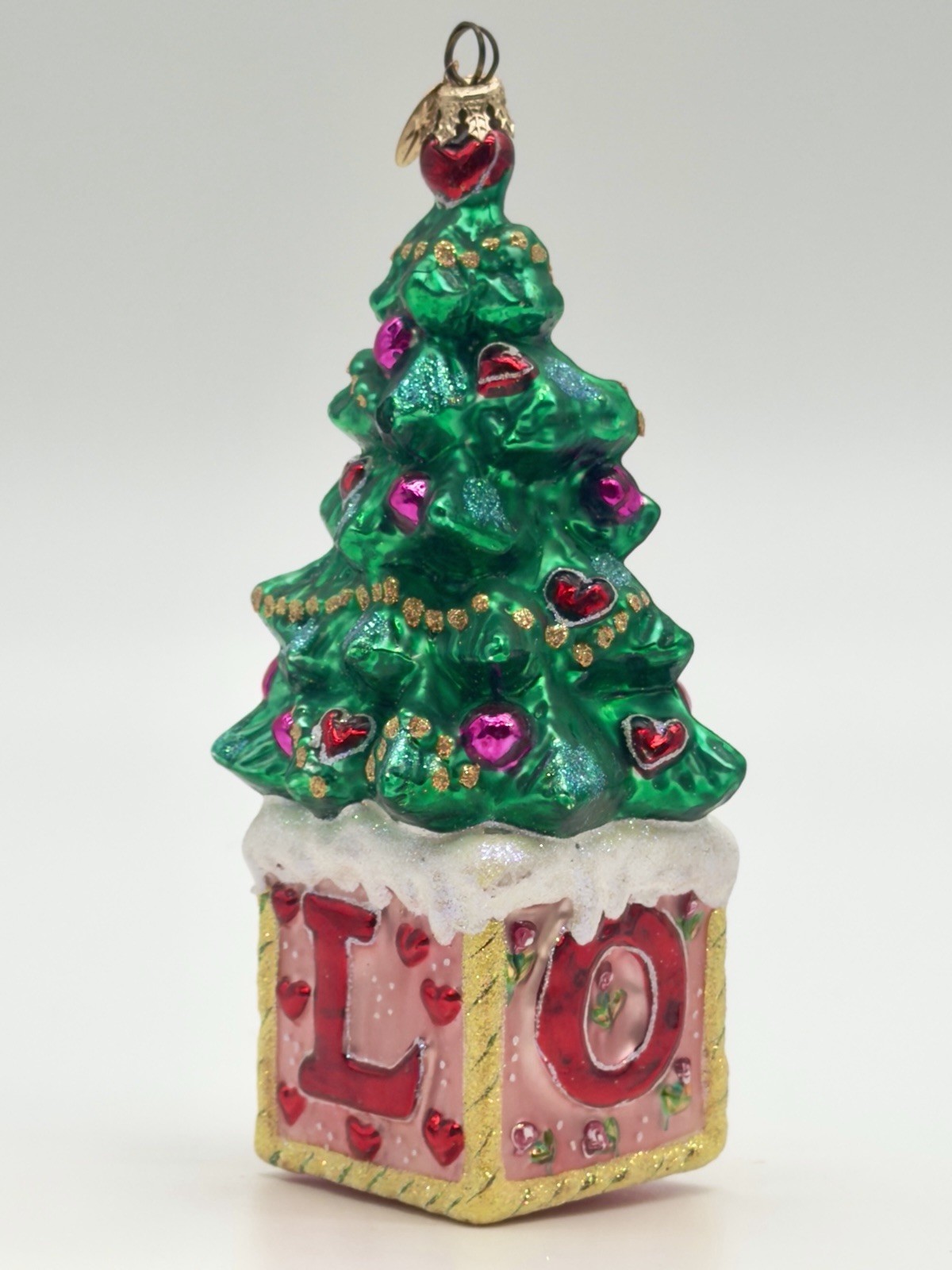 Fabulous Large Vintage 2001 Christopher Radko Christmas Tree Germ Ornament