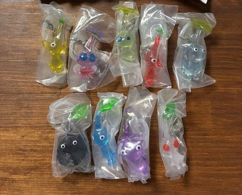 Bandai Pikmin Gashapon Mejirushi Accessory 2 Complete Set of 9 Capsule Toy