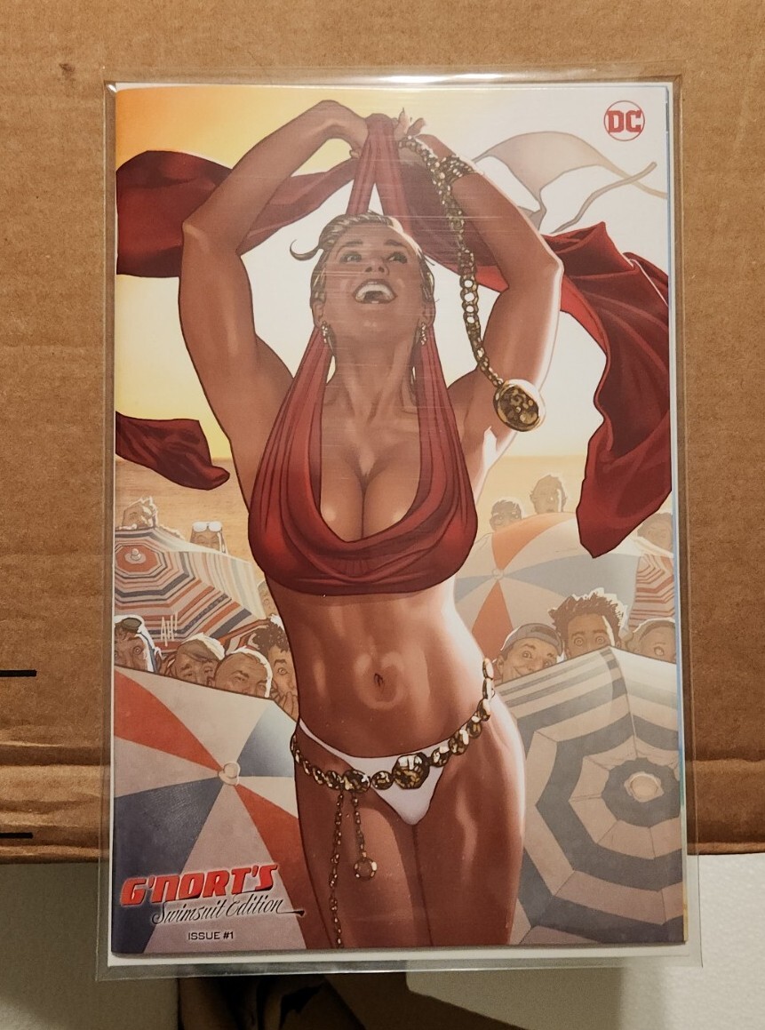 GNORTS ILLUSTRATED SWIMSUIT EDITION 1 NEW ADAM HUGHES CARDSTOCK Ships Same Day