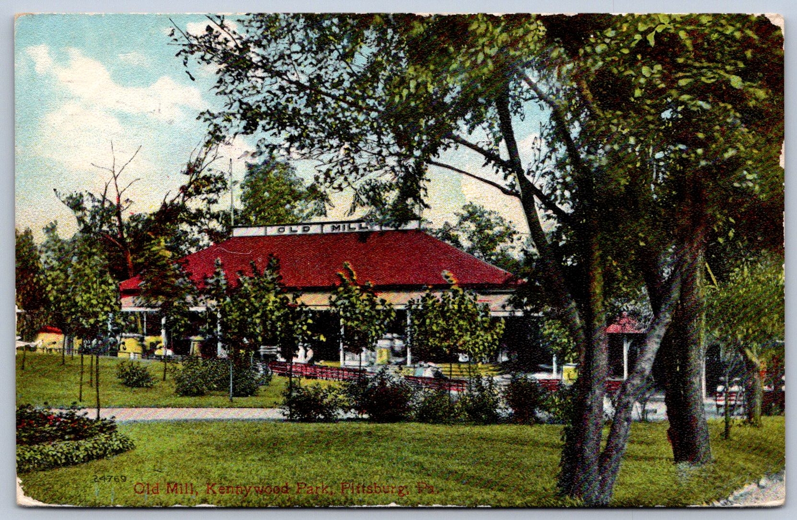 K20/ Pittsburgh Pennsylvania Postcard c1910 Kennywood Amusement Park 288