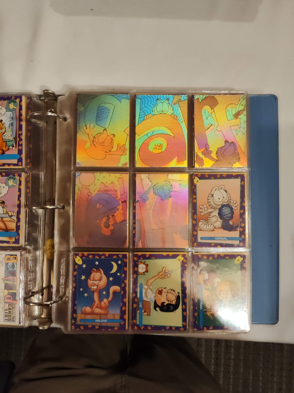 1992 SkyBox Garfield Premier Lot- 4 Complete Sets, 1 Hologram Set, 9 Tattoo Sets