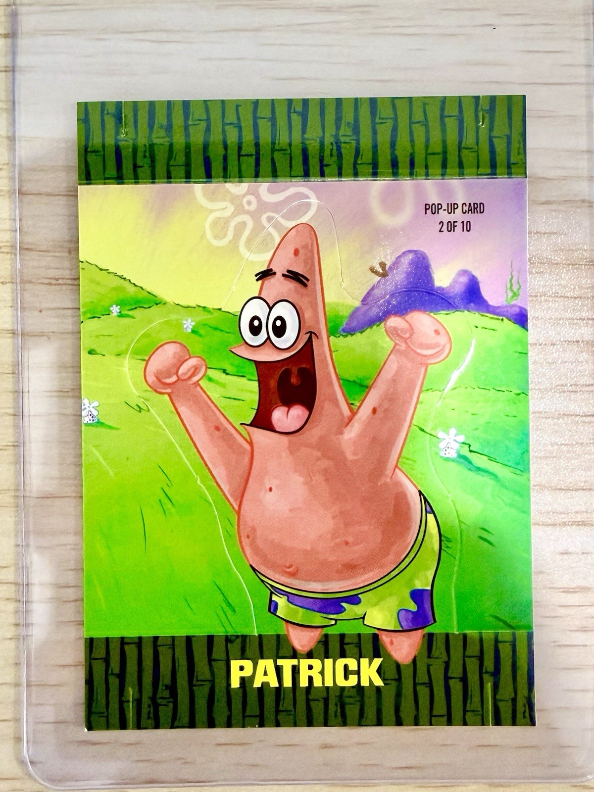 2009 Topps SpongeBob SquarePants Series 2 - Pop-Up Card #2 - PATRICK (VERY RARE) 2009 Topps SpongeBob SquarePants Series 2 - Pop-Up Card #2 - PATRICK (VERY RARE)